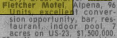 Fletcher Motels - Sept 2002 For Sale